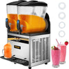 Máquina Slushy Comercial Dupla 15L VEVOR em Aço Inox