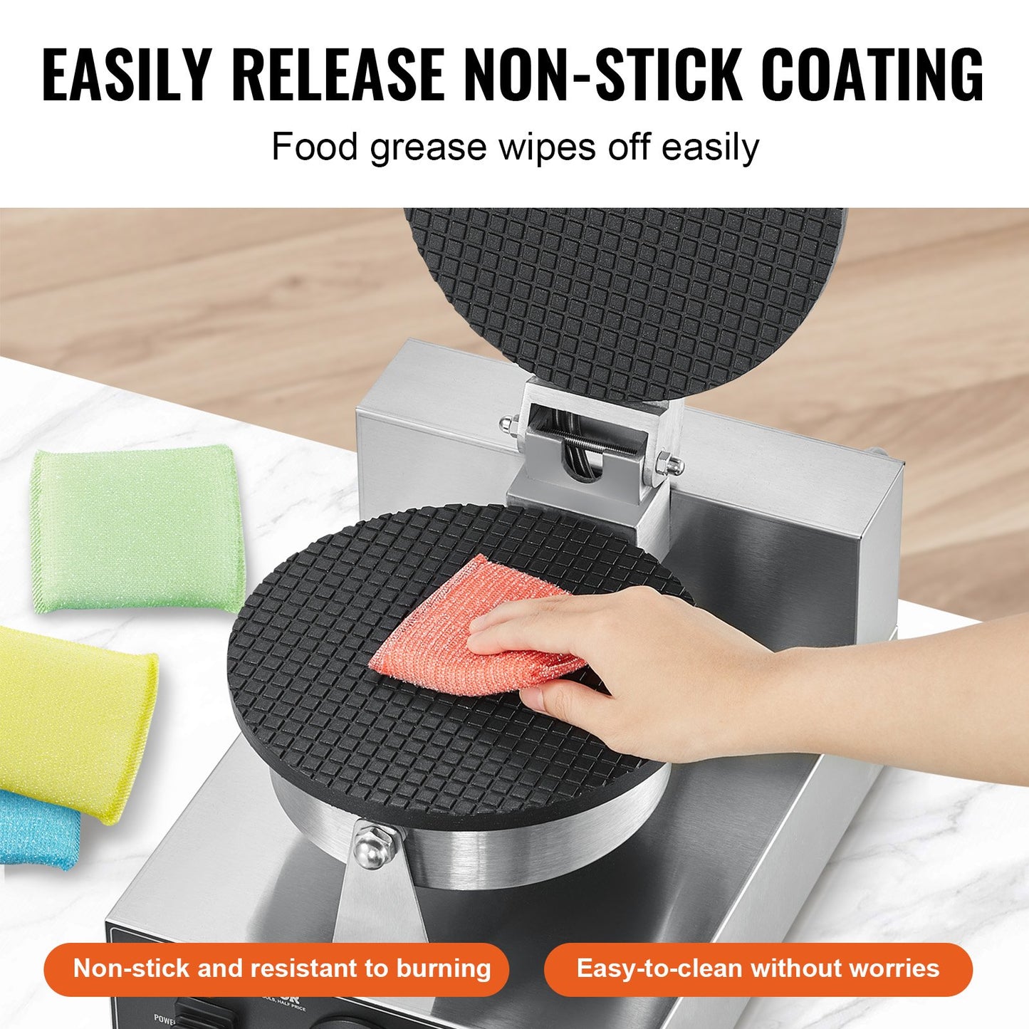 Máquina Elétrica para Cone de Gelado VEVOR 1230W Profissional