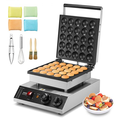 Máquina Mini Panquecas Holandesas 25PCS VEVOR 1700W