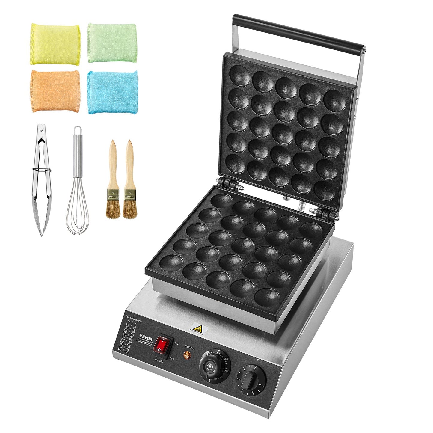 Máquina Mini Panquecas Holandesas 25PCS VEVOR 1700W
