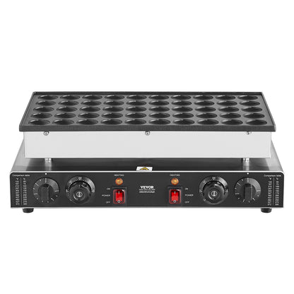 Máquina Elétrica Mini Panquecas Holandesas 50 Unidades 1700W