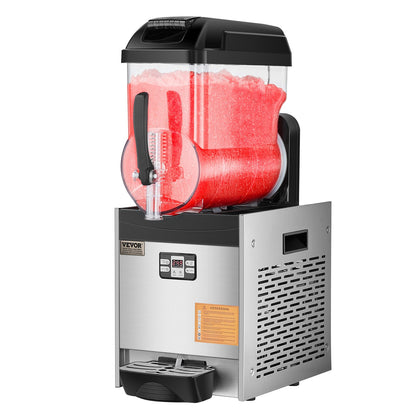 Máquina Slushy Comercial VEVOR 12L em Aço Inoxidável