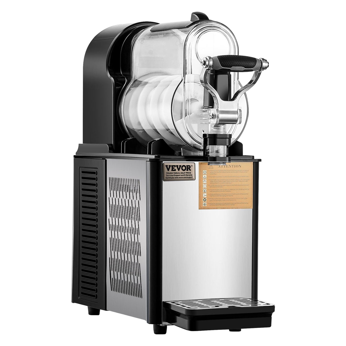 Máquina Slushy Comercial VEVOR 3L Inox para Bebidas