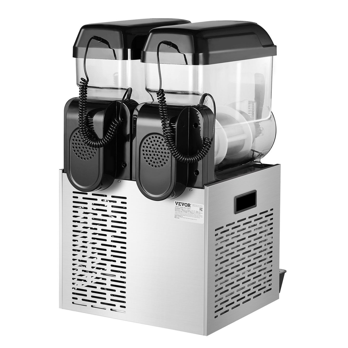 Máquina Slushy Comercial Duplo Tanque 12L VEVOR