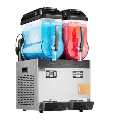 Máquina Slushy Comercial Duplo Tanque 12L VEVOR