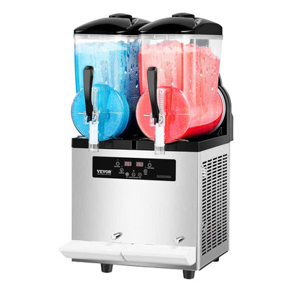 Máquina Slushy Comercial Dupla 12L - VEVOR