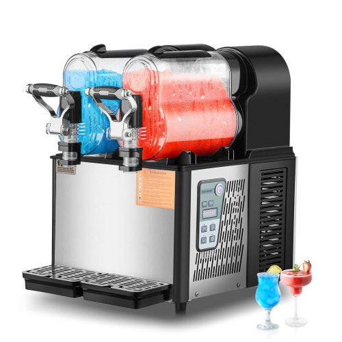 Máquina Slushy VEVOR 3Lx2 Tanques Duplos