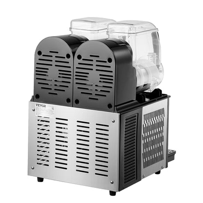 Máquina Slushy Comercial VEVOR 4Lx2 Tanques Duplos