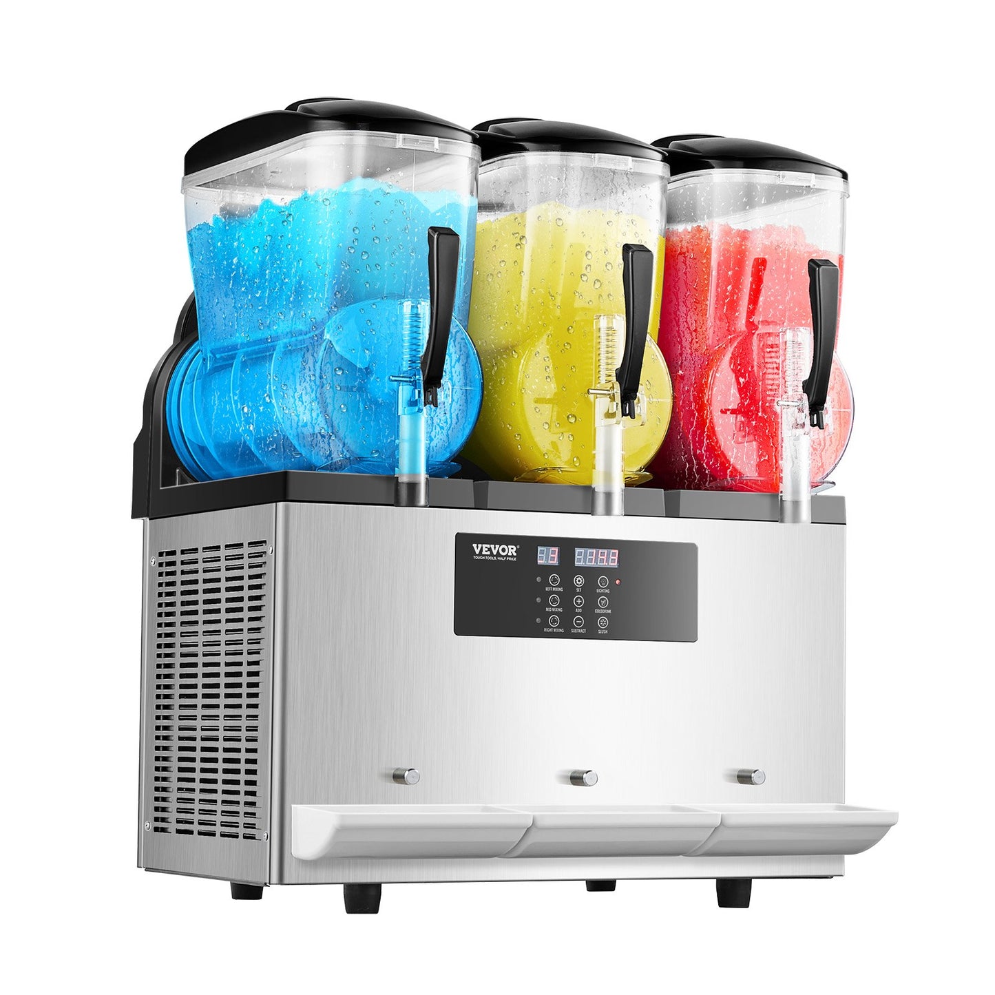 Máquina Slushy Comercial VEVOR 12Lx3 Tanques Triplo