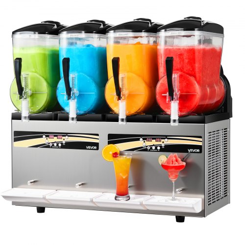 Máquina Slushy VEVOR 12L x4 Tanques para Negócios