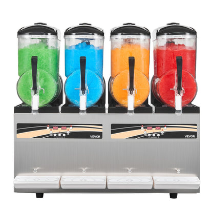 Máquina Slushy VEVOR 12L x4 Tanques para Negócios