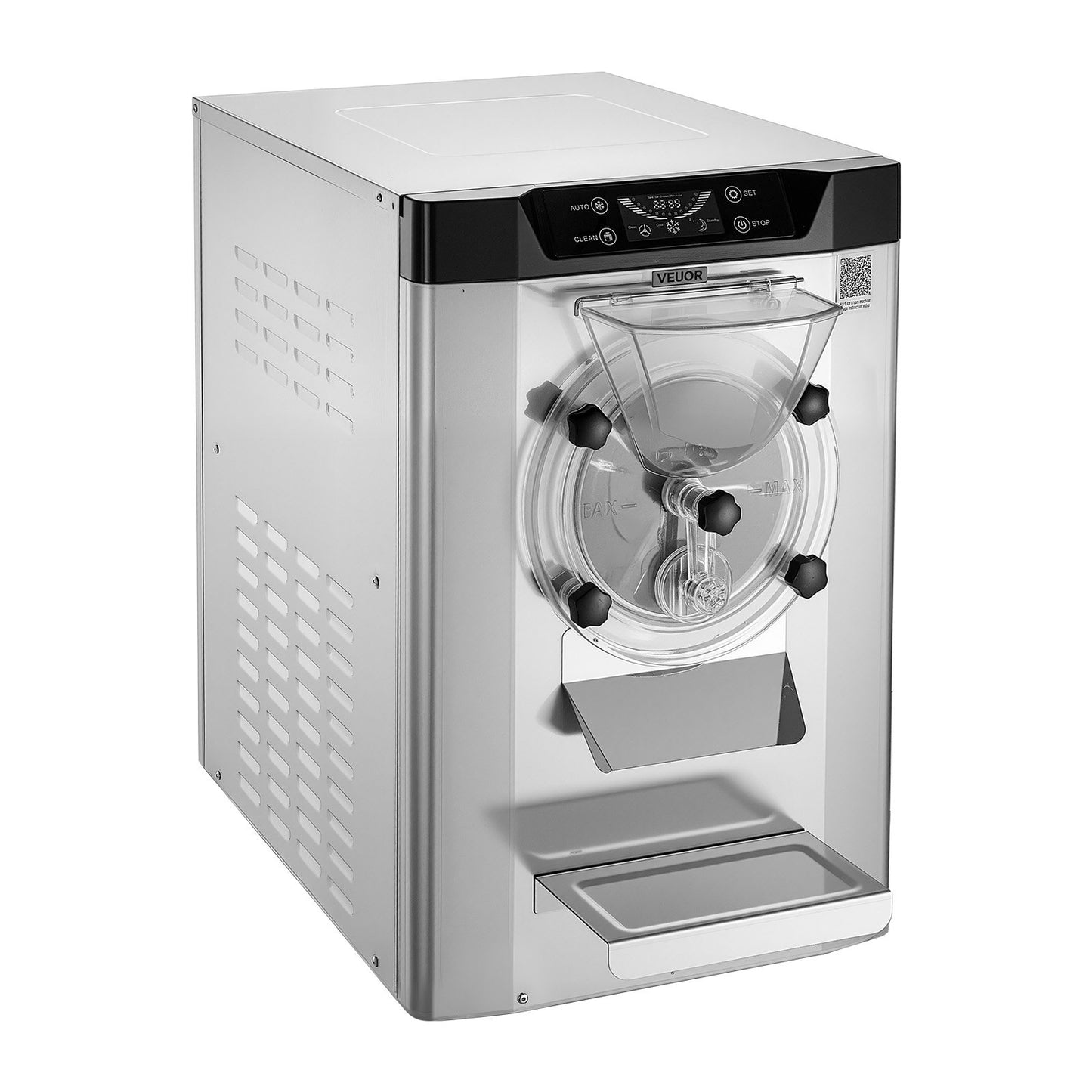 Máquina Comercial de Gelado Duro VEVOR 2000W 12-20L/h