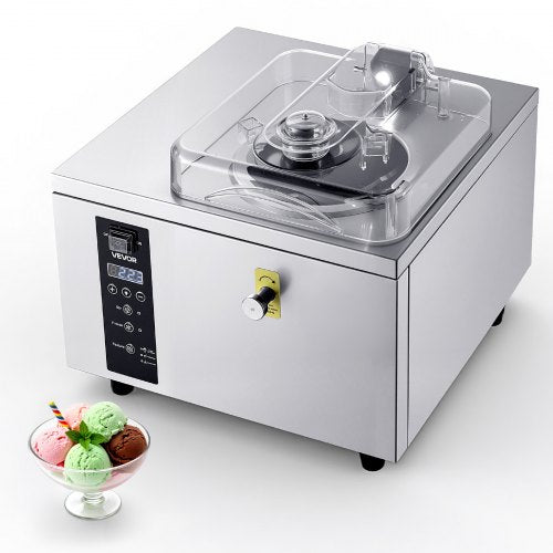 Máquina Comercial de Gelado Duro VEVOR 5L/h 500W