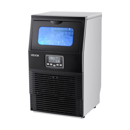 Máquina de Gelo Comercial VEVOR 41kg/dia com Armazenamento