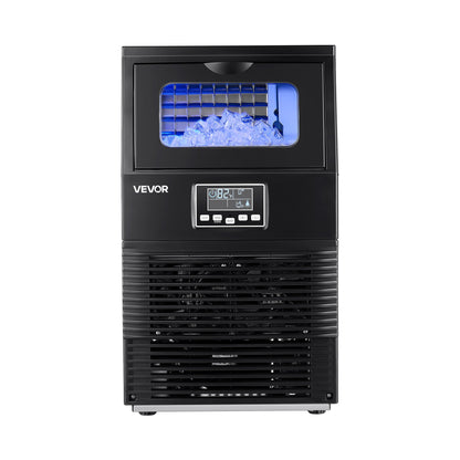 Máquina de Gelo Comercial VEVOR 41kg/dia com Armazenamento