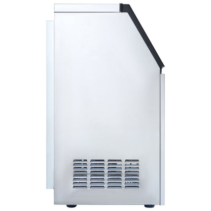 Máquina de Gelo Comercial VEVOR 80lbs/24H com Display LED
