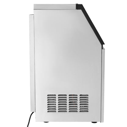 Máquina de Gelo Comercial VEVOR 100lbs/24H com Display LED