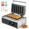 Máquina Profissional de Waffles em Palito 6PCS 1500W