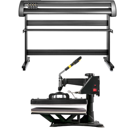 VEVOR 5 em 1 Prensa Térmica e Plotter de Vinil 380x380mm