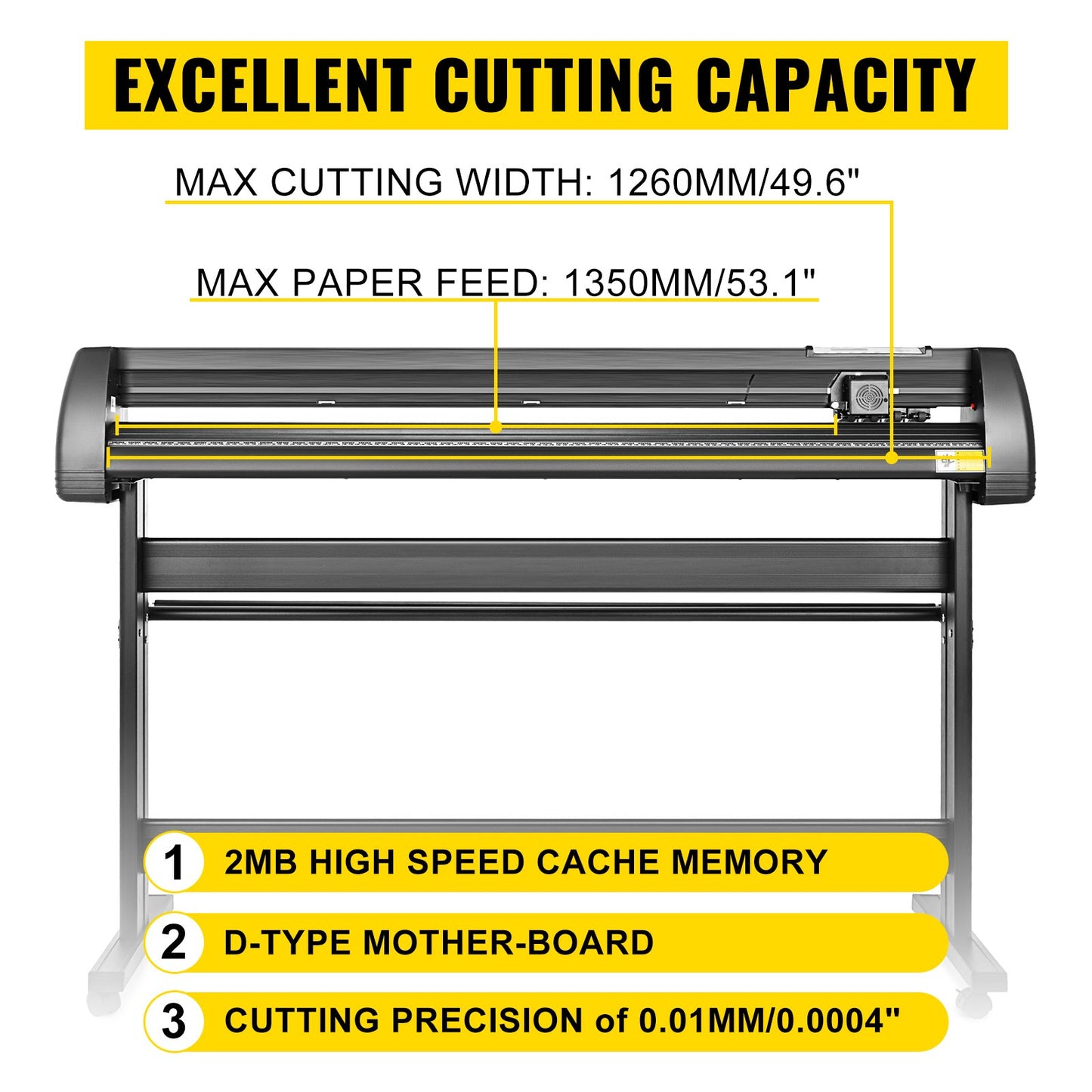 VEVOR 5 em 1 Prensa Térmica e Plotter de Vinil 380x380mm