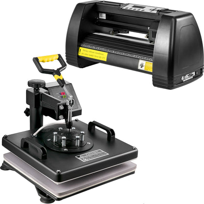 VEVOR Prensa Térmica 5 em 1 + Vinil Cutter 380x380mm
