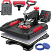 Máquina de Transferência Térmica 5 em 1 VEVOR 380x380 mm