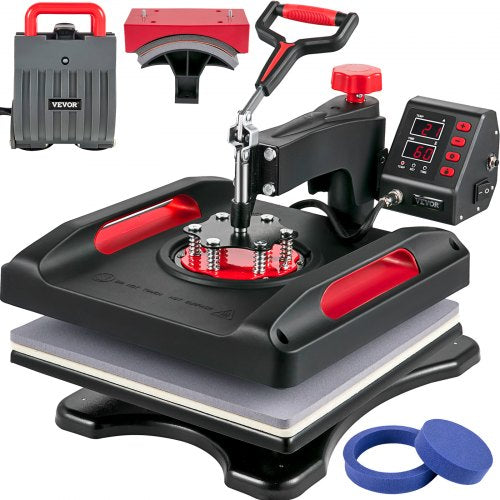 Máquina de Transferência Térmica 5 em 1 VEVOR 380x380 mm