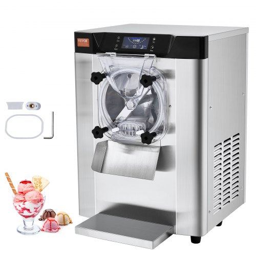 Máquina de Gelados Comercial VEVOR 12L/H, 1295W, 4.5L
