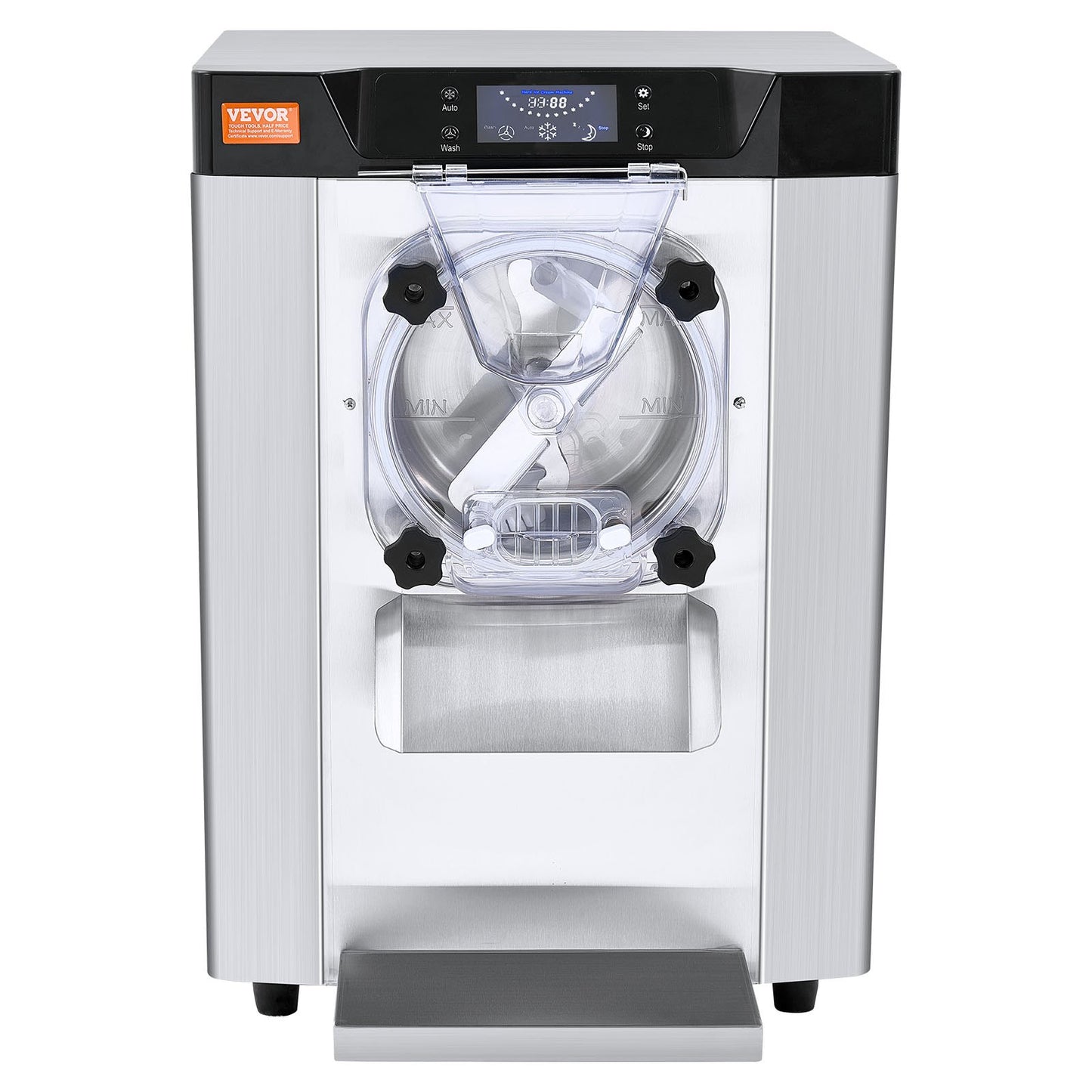 Máquina de Gelados Comercial VEVOR 12L/H, 1295W, 4.5L