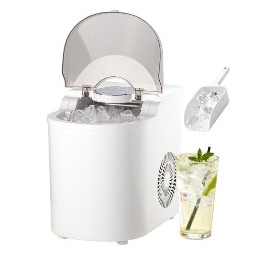 Máquina de Gelo VEVOR Portátil - 7 Cubos em 6 Minutos