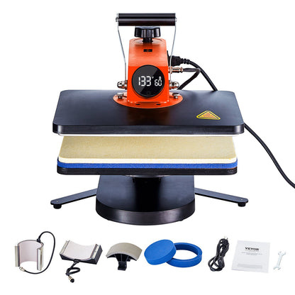 Máquina de Transferência Térmica 5 em 1 VEVOR 12x15in