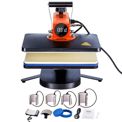 Máquina de Transferência Térmica 8 em 1 VEVOR Profissional