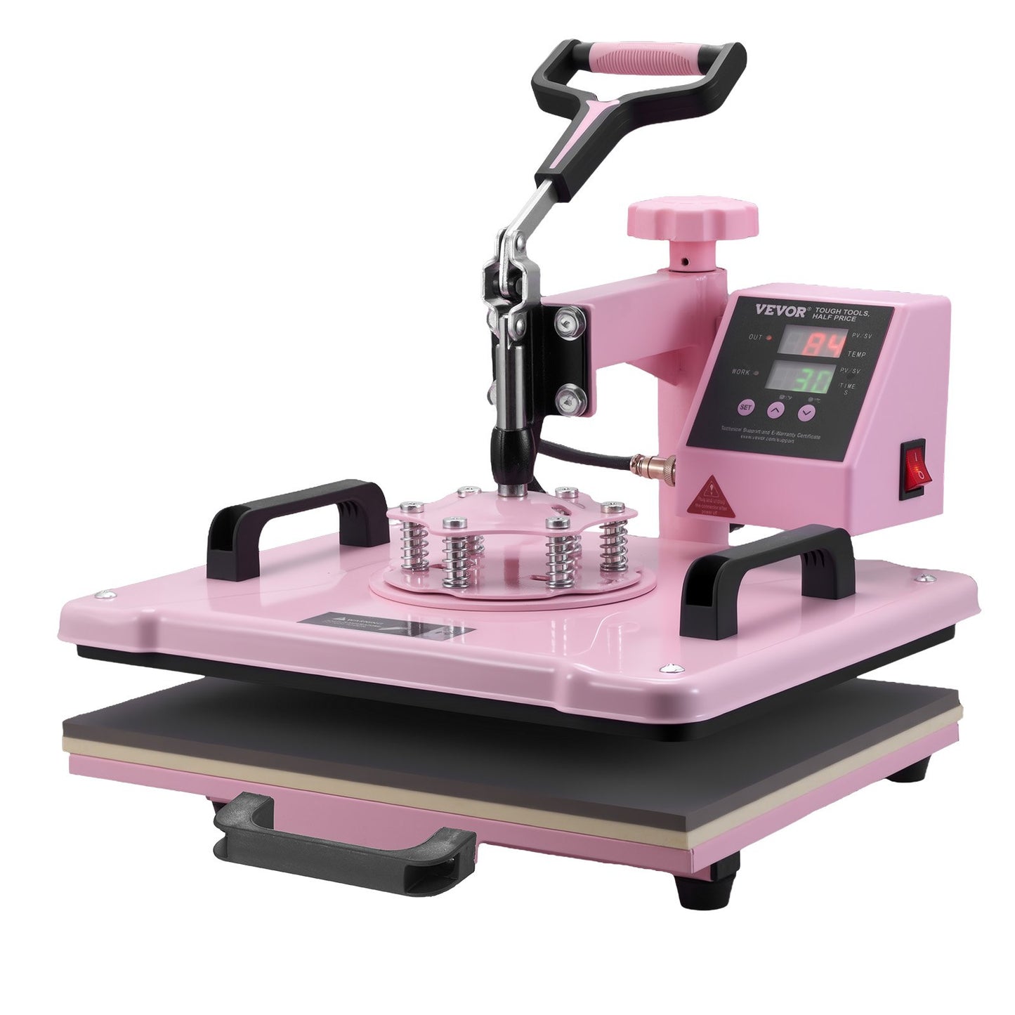 Máquina de Transferência Térmica 5 em 1 VEVOR Rosa