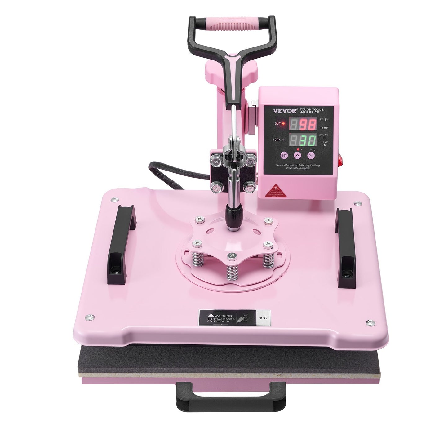 Máquina de Transferência Térmica VEVOR 8 em 1 Rosa