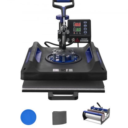 Máquina de Transferência Térmica 5 em 1 VEVOR 38x38cm