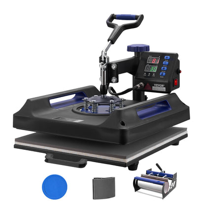 Máquina de Transferência Térmica 5 em 1 VEVOR 38x38cm