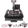Prensa Térmica 8 em 1 VEVOR 380x380 mm Multifuncional