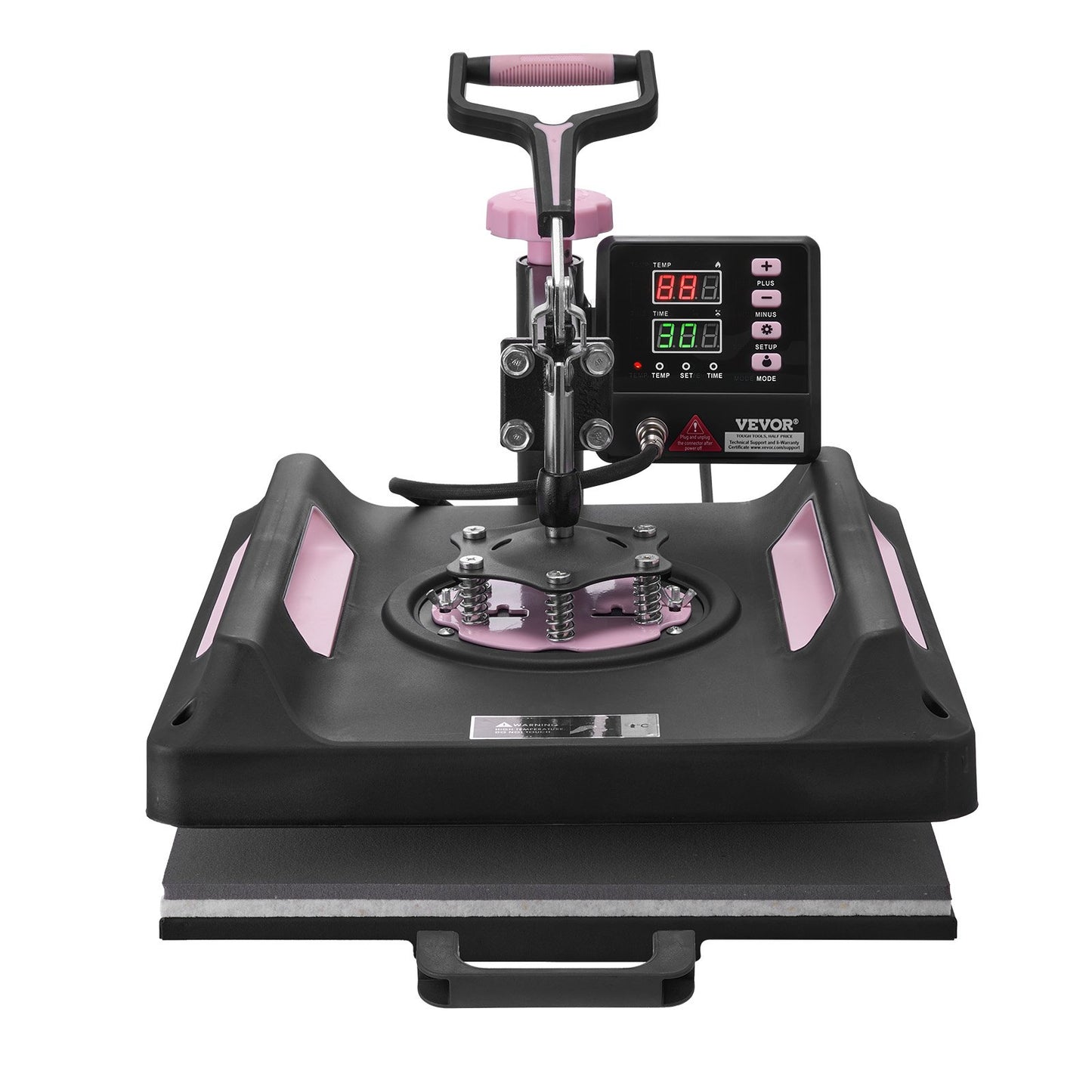 Prensa Térmica 8 em 1 VEVOR 380x380 mm Multifuncional