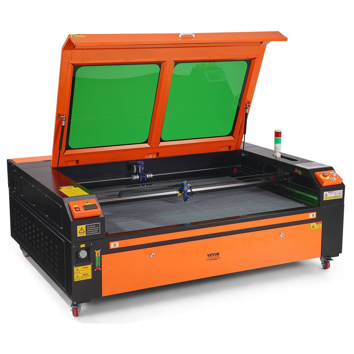 Gravadora Laser CO2 130W VEVOR - 900x1400 mm, Rápida e Precisa