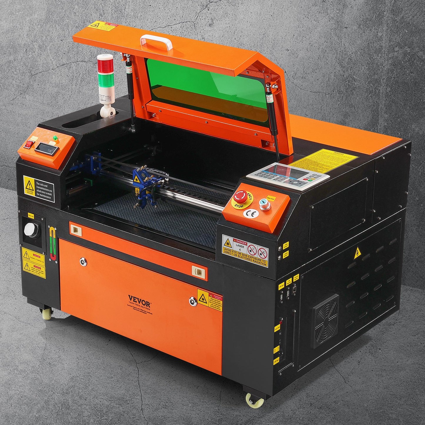 Gravadora Laser CO2 VEVOR 50W 300x500mm Alta Precisão
