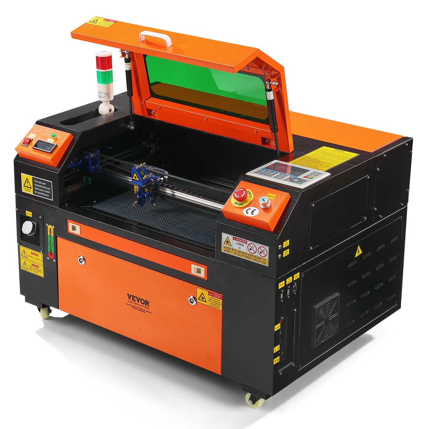 Gravadora Laser CO2 VEVOR 50W 300x500mm Alta Precisão
