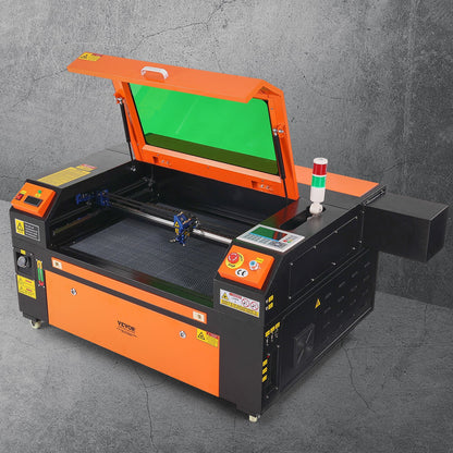 Gravadora Laser CO2 VEVOR 80W - Corte Preciso 500x700mm