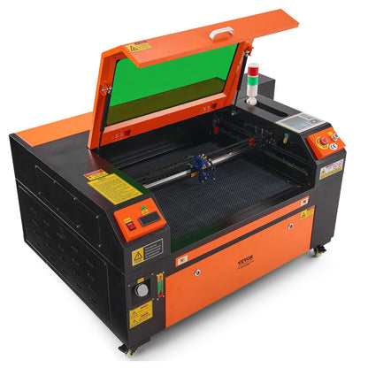 Gravadora Laser CO2 VEVOR 80W - Corte Preciso 500x700mm