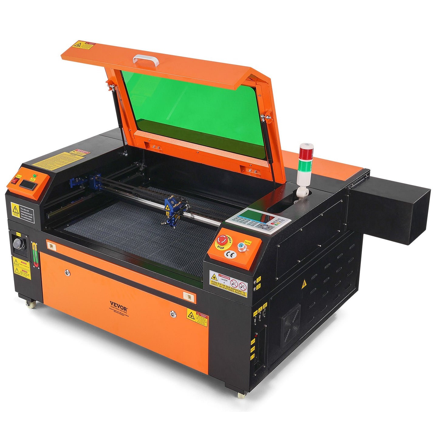 Gravadora Laser CO2 VEVOR 80W - Corte Preciso 500x700mm