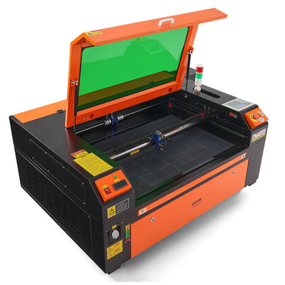 Gravadora Laser CO2 VEVOR 100W 600x900mm Alta Velocidade