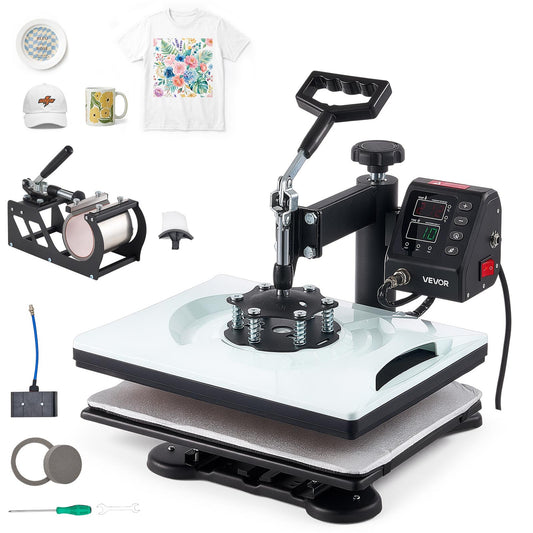 Máquina de Transferência Térmica 5 em 1 VEVOR 290x380 mm