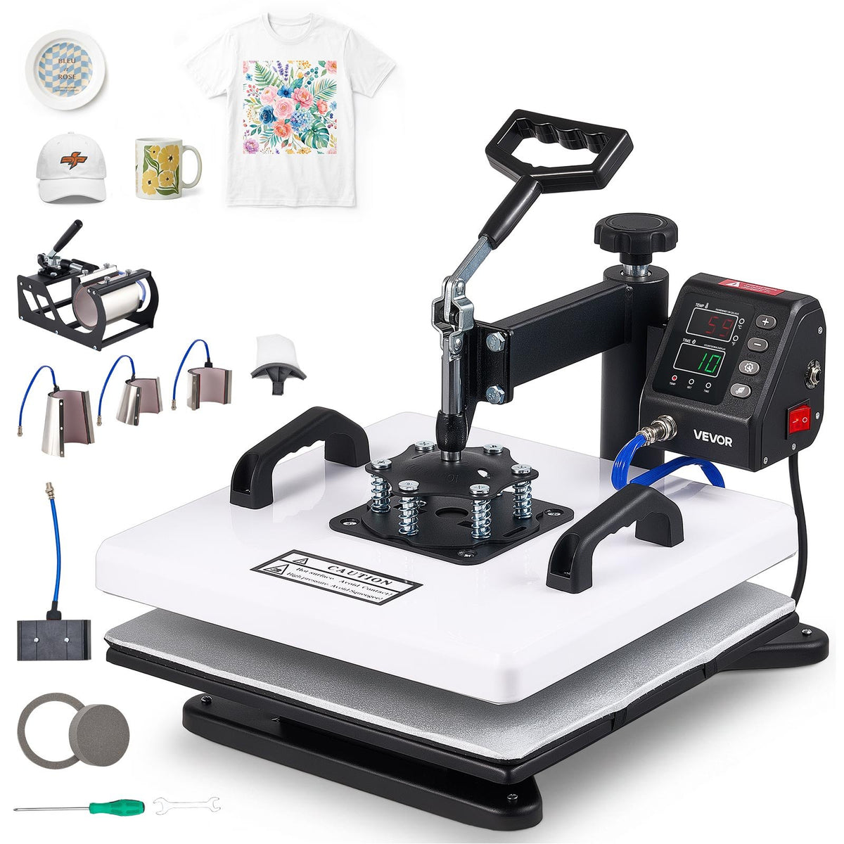Máquina de Sublimação 8 em 1 VEVOR 380x380 mm