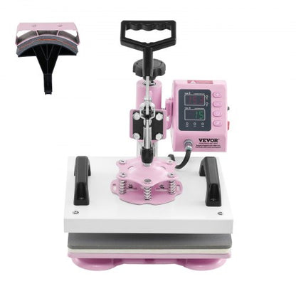 Máquina de Transferência Térmica 2 em 1 VEVOR Rosa