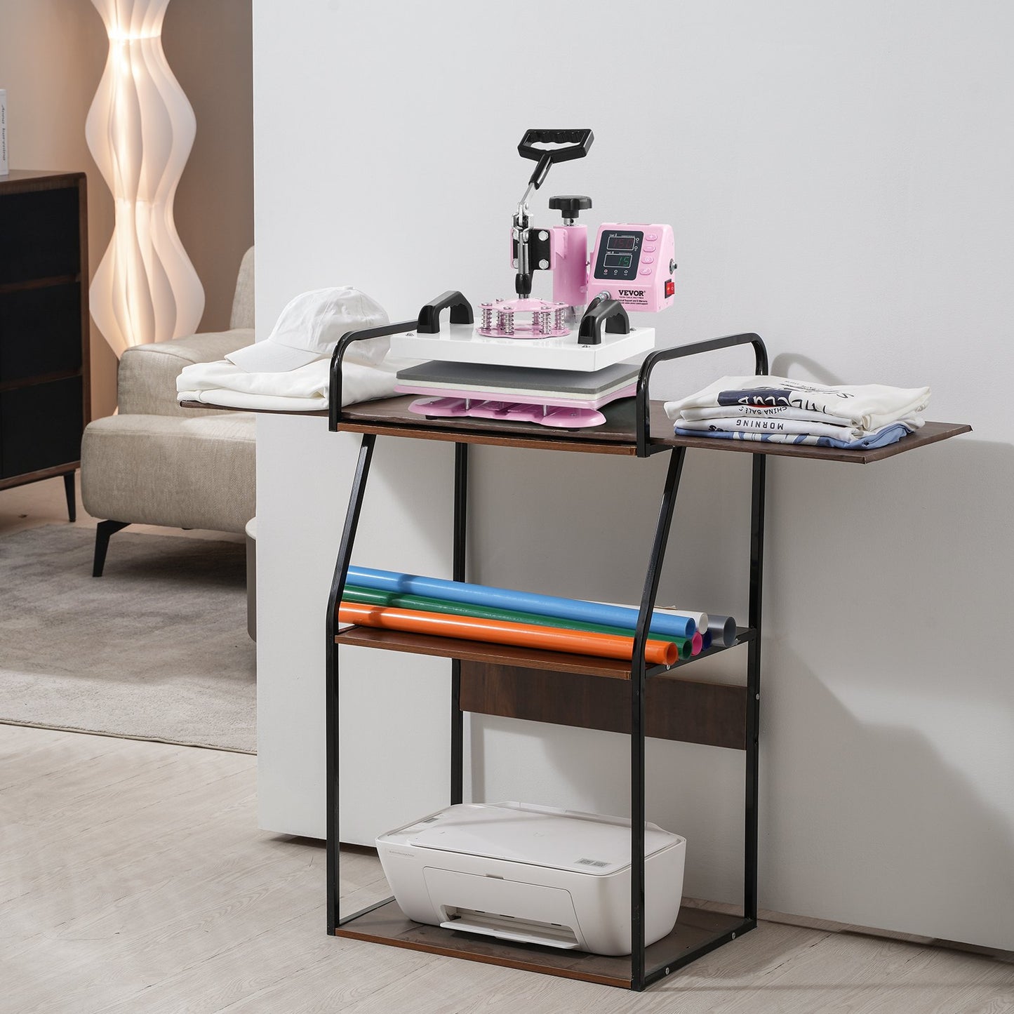 Máquina de Transferência Térmica 2 em 1 VEVOR Rosa