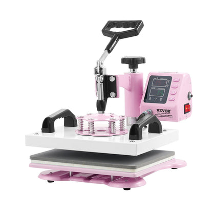 Máquina de Transferência Térmica 2 em 1 VEVOR Rosa